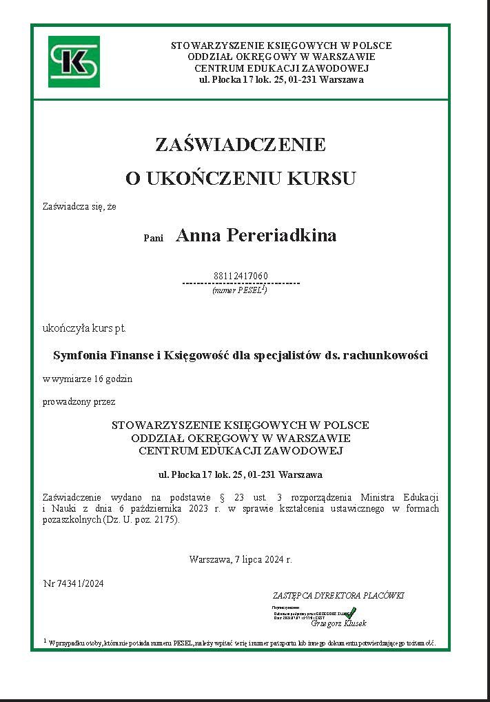 Księgowość dla małych firm Warszawa