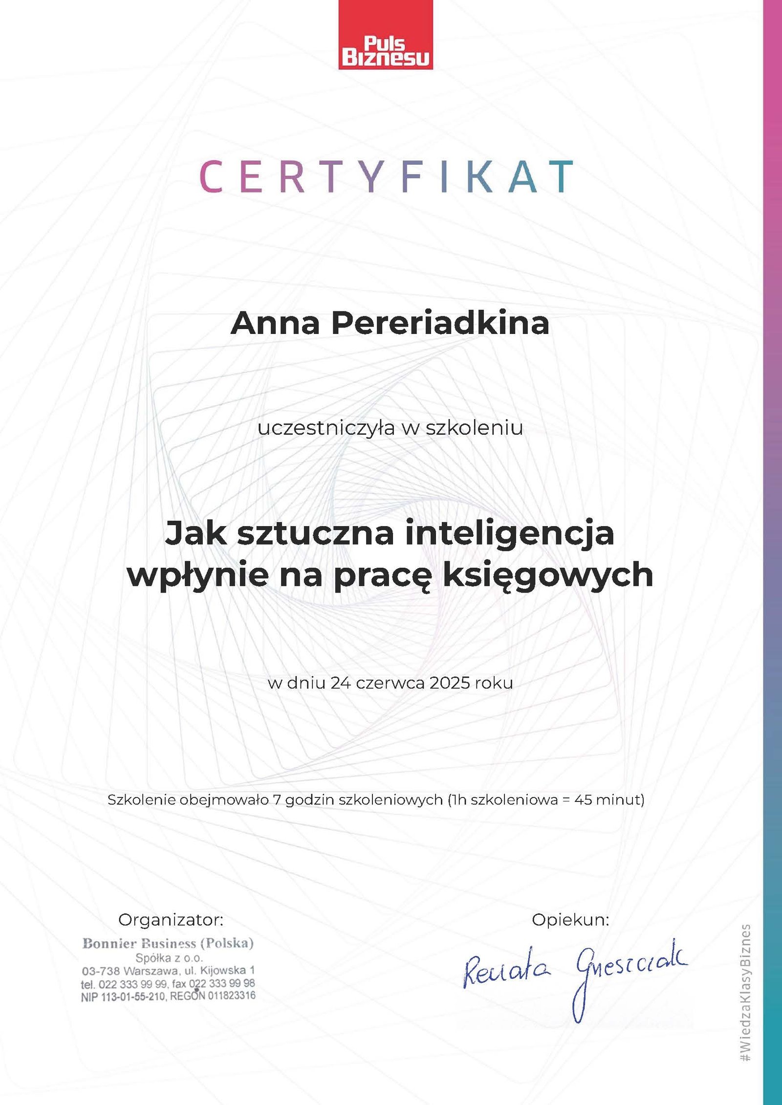 Сертифікований бухгалтер Варшава Польща